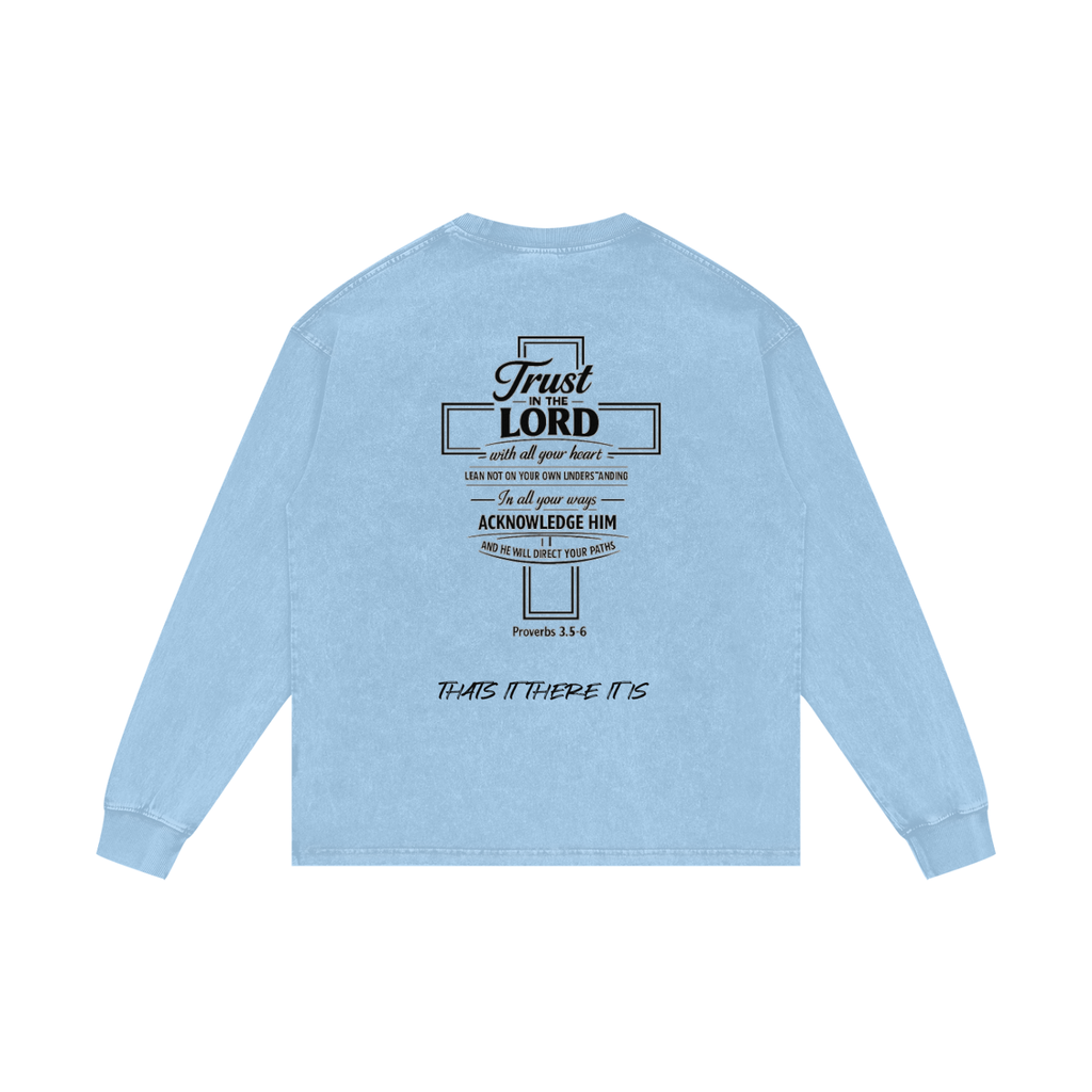 WOTD - Acid Wash Oversize Long Sleeve T-Shirt