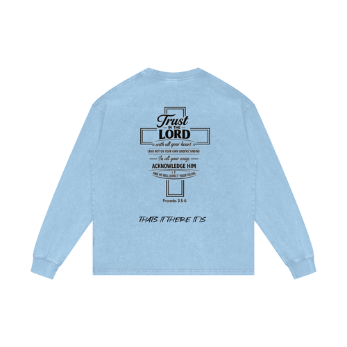 WOTD - Acid Wash Oversize Long Sleeve T-Shirt